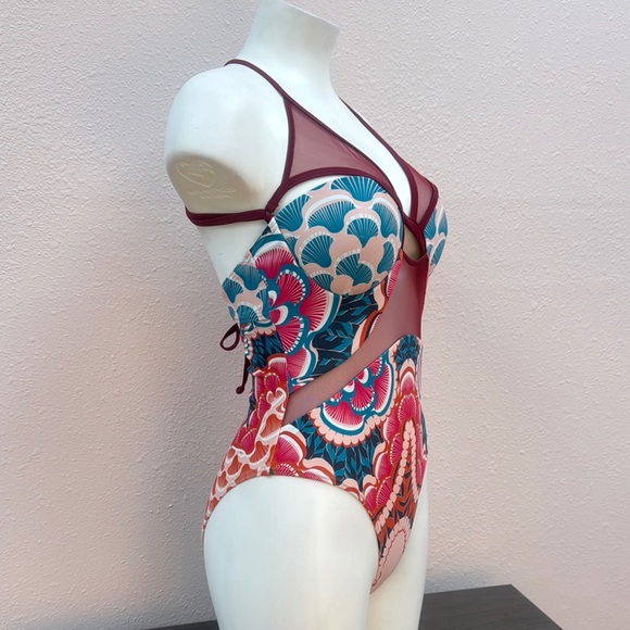 ANDREA IYAMAH Floral Multicolor One-Piece Swimsuit - Picture 4 of 9